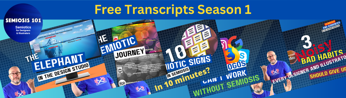 Transcripts of Semiosis 101 Season 1 Episodes header